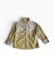 Roy Rogers Frontier Shirts Vintage 1950s Kids Western Shirt Size 5 - Rob Roy picture
