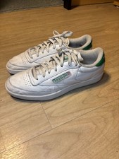 Reebok Club C 85 Size 11 White Green Leather Sneakers picture