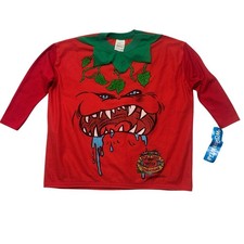 Vintage Deadstock Attack Of The Killer Tomatoes Shirt Kid 7 1991 Wormser ToysRUS picture