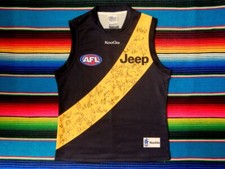 Signed 2012 Richmond Tigers AFL Football Jersey Jumper - COA - 39 Autographs picture
