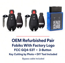 DIY Pair OEM RAM 2013-2017 Fobik GQ4-53T 68508720AA + Key Cutting picture