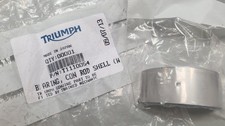 Genuine Triumph T1110054 Con Rod Bearing Shell, White picture