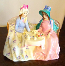 Royal Doulton Afternoon Tea UK England 2 Women HN1747 1936 Bone China  picture