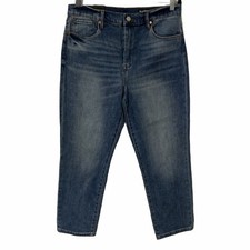 Blank NYC Denim Jeans Womens 32 Medium Wash The Madison High Rise Crop NWT picture