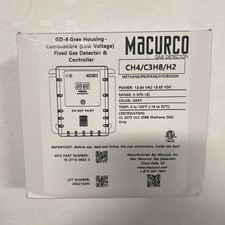 Macurco GD-6 Gray - Fixed Gas Detector -  SEALED IN BOX Brand new picture