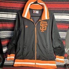 Vintage Nike San Francisco Giants Track Jacket Cooperstown Collection Size XL picture
