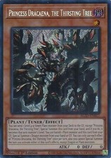 *** PRINCESS DRACAENA, THE THIRSTING TREE *** SECRET RARE BLZD-EN027 YUGIOH picture