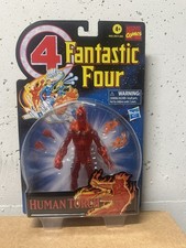NEW Hasbro F0351 Fantastic Four 4 Retro Marvel Legends HUMAN TORCH 6