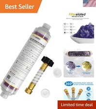 Professional-Grade Inline DI Deionizer: Transparent Housing & Resin Indicator picture