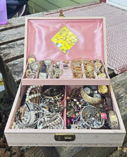Vintage Estate Gold and Silver Jewelry Lot 75+ pieces | Sterling Silver picture