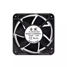 1PCS TJ18060B24L DC24V 1.5A 18060 18cm Metal Aluminium Frame Cooling Fan *vy picture