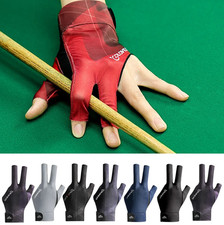 1pc Open Finger Billiard Glove Breathable Polyester Pool Snooker Training Gloves picture