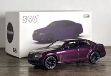 596 1/64 Chrysler 300C Purple #65 Diecast Car Model picture