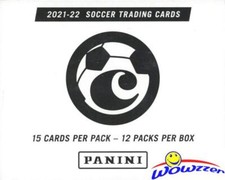 2021/22 Panini CHRONICLES Soccer Jumbo Fat CELLO Box-12 Sealed Packs-180 Cards picture