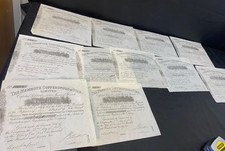 antique Stock Certificate Share Warrant Mammoth Copperopolis lot 11 sequential picture