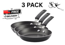 Farberware Easy Clean 8 Inch Nonstick Frying Pan Skillet Pack of 3 picture