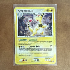 Ampharos 1/132 Diamond & Pearl Holo Rare 130 HP 2007 English Pokemon TCG picture