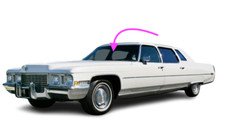 Fits: 1971-1976 Cadillac Fleetwood 75 4 Door Limousine Front Windshield Glass picture