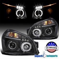 Fits 2005-2009 Hyundai Tucson Halo Projector Headlights LED Tube Lamp 05-09 picture
