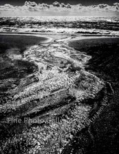 1962/70 Vintage ANSEL ADAMS Rodeo Lagoon Seascape Large Duotone Photo Engraving picture