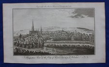Original antique print SALISBURY, 'Modern Universal British Traveller', c.1779 picture
