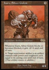 Karn, Silver Golem X (1) Urza's Saga MTG Excellent/Near Mint (RG) 4RCards picture