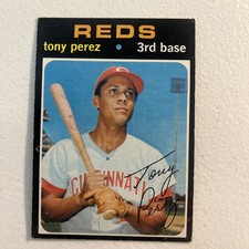 1971 Topps #580 Tony Perez Reds EX Eye Appeal picture