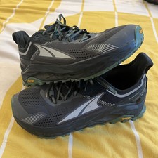 Altra Olympus 5 Black Trail Running Shoes Men’s Size 10.5 Vibram Soles picture