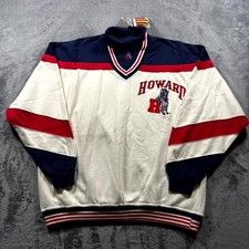 NEW Vintage Howard University Giovanni Sweatshirt Men's Cream Korean Made - 2XL picture