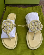 TORY BURCH MILLER PAVÉ KNOTTED SANDAL “Mate Sun” Yellow Size 7 (Women’s) picture
