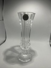 Vintage Cristal D'Arques Bonneval J.G. Durand 24% Lead Crystal Bud Vase 6.75