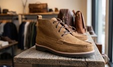 Sperry Authentic Original Mini Lug Chukka Boots Tan Leather Mid Lace Up SZ9-12 picture