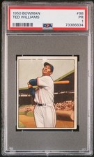 TED WILLIAMS  -  1950 Bowman #98  -  PSA 1 POOR  -  Boston Red Sox picture