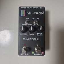 MU-TRON PHASOR III Guitar Effect Pedal Black Tested Working No Box picture