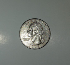 RARE Sandwich  / Planchets 1998 Washington P Quarter Coin MINT Error picture
