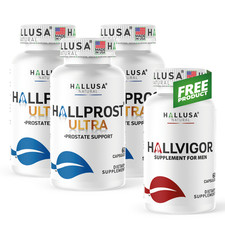 HALLPROST ULTRA 180 Caps + Free HALLVIGOR 60 Caps | Prostate Health Supplements picture