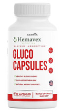 (1 Pack) Hemavex Gluco Capsules, Blood Support Maximum Absorption Pills picture