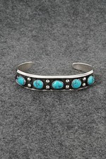 Turquoise & Sterling Silver Bracelet - Paul Largo picture