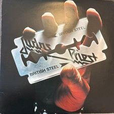 JUDAS PRIEST: British Steel Vinyl LP 1980 Columbia Record JC-36443 VG picture