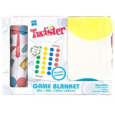Hasbro Twister Game Blanket with Spinner & Storage Bag - 60