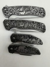 Custom Engraved Kershaw Scour/Kershaw Gravel Folding Knife picture