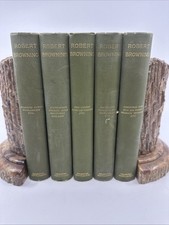 Robert Browning Riverside Edition 5 Vol Houghton 1898 Decorative HC Set (AD-3) picture