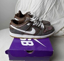 Nike SB Dunk Low Pro PRM Brown Paisley Skateboarding Shoes US 12 Medium (D,M) picture