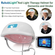 810nm PBM Red Light Therapy Helmet 448LEDs 4 Zones for Insomnia Stroke Parkinson picture