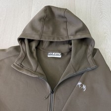 Kuiu Peloton 200 Karuishi Fleece Brown 1/2 Zip Performance Hoodie Mens XL picture