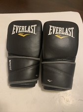 Everlast Protex 2 Black 16 Oz. Boxing Training Gloves - Size S/M. #635 picture