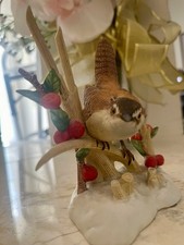  1990 Lenox Marsh Wren Fine Porcelain Figurine Garden Bird Collection New picture