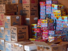 Blowout Sale Of Unopened Vintage Baseball Card Packs From Antique Estate Sale picture
