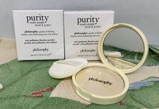LOT OF 2 Philosophy Purity Made Simple Shield Perfect Flawless Powder .38 oz NIB picture