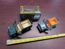 Britains Military Land Rover 1:32 diecast lot w/ Haw Abtonpom Jeep 1:43 picture